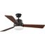 Trevina II 52" Architectural Bronze Ceiling Fan with LED Light