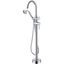 Chrome Freestanding Bathtub Faucet with Hand Shower