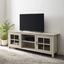 Birchview Traditional 70" Birch TV Stand with Glass Doors