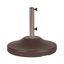 Bronze Heavy-Duty Fillable Umbrella Base with Wheels