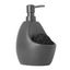 Charcoal Ceramic Soap Pump with Scrubby Holder