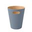 Slate Blue Wood 2-Gallon Bathroom Trash Can