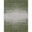 Modern Abstract 9' x 12' Gray and Green Synthetic Outdoor Rug