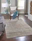 Elegant Quincy Chateau Beige Medallion 10' x 14' Easy-Care Rug