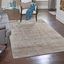 Elegant Quincy Chateau Beige Medallion 10' x 14' Easy-Care Rug