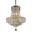 Gold 6-Light Pendant with Clear Royal Cut Crystal