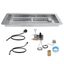 Stainless Steel 30'' Rectangular Drop-In Fire Pit Pan Kit