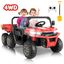 24V Red Kids Ride-On UTV with Remote Control and Dump Bed