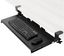 Black Adjustable Steel Keyboard and Mouse Tray with C-Clamp