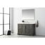 Silver Gray 48" Single Sink Bathroom Vanity with Engineered Marble Top