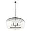 Voliere Contemporary Gold & Matte Black Crystal Island Pendant