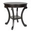 Vermont Round Wood Accent Table in Antique Black