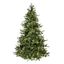 7.5' Green Pine Artificial Christmas Tree with Warm White LED Lights