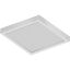 White 12" Square LED Flush Mount Ceiling Light