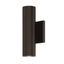 Bronze 10" Dimmable LED Outdoor Wall Sconce