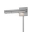 Bronze Finish LED Swing Arm Sconce with Integral Dimmer