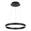 Sirius 18" Black Aluminum LED Pendant with Silicone Shade