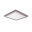 Slimline Square Nickel LED Flush Mount - Indoor/Outdoor