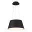 Vida 18" Black Aluminum LED Drum Pendant, Energy Star Certified