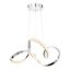 Vornado Chrome LED Pendant with Continuous Loops Design