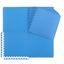 Blue Diamond Pattern Interlocking Foam Gym Floor Tiles, 24 SQ.FT