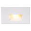 Dimmable Coastal Bronze LED Step and Wall Light in White