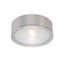 Brushed Aluminum 12" LED Indoor/Outdoor Flush Mount Light