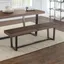 Walker Edison 60" Brown Pine Wood Dining Bench