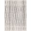 Beige Stripe Flat Woven 3' x 5' Synthetic Area Rug