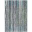 Plum Striped Synthetic Flat Woven 3' x 5' Area Rug