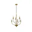 Westley 6-Light Brass and Iron Indoor/Outdoor Pendant