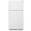 White 20.5 Cu. Ft. Top Freezer Refrigerator with Ice Maker