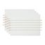 White and Stone Cotton Stripe Tassel Placemats Set of 4