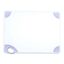 White Rectangular Plastic Cutting Board with Hook, 18x12 Inch