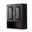 Daria 25" Dark Espresso Wall-Mounted Bathroom Storage Cabinet