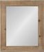 Garvey 36" x 30" Rustic Brown Solid Wood Full-Length Vanity Mirror