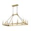 Olde Brass 12-Light Rectangular Candle Chandelier