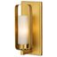 Tawny Brass 10.25" Dimmable Wall Sconce with Opal Glass Shade