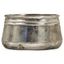 Distressed Silver Ceramic Table Vase with Novelty Shape