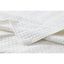 Soft White Cotton Quilted Reversible Throw Blanket 50x60 Inches