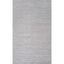 Light Grey Braided Wool 9' x 12' Area Rug