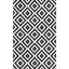 Kellee Black and White Wool Geometric 3' x 5' Rug