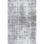 Abstract Braided Gray Synthetic 4' x 6' Easy Care Rug