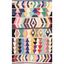 Ofelia Multicolor Hand Tufted Wool Geometric Area Rug, 9' 6" x 13' 6"