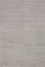 Handmade Braided Light Grey Wool 5' x 8' Area Rug