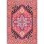 Vonda Pink Persian Medallion 5' x 7' Synthetic Rug