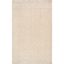 Handwoven Natural Jute 3'x5' Area Rug with Fringe Detail - Brown