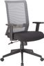 ErgoFlex Adjustable Mesh Task Chair with Synchro-Tilt in Grey/Black
