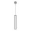 Cass 24" Satin Nickel LED Glass Mini Pendant