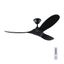 Matte Black 52" Energy Star Outdoor Ceiling Fan with Remote